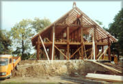 Holzgerüst Haus in Selm